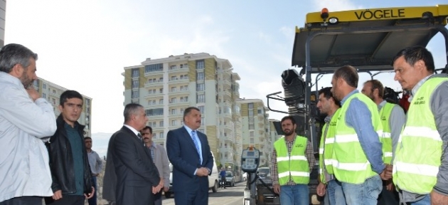 baskan_gurkan_asfalt_calismalarini_yerinde_inceledi